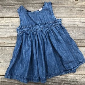 BABY GAP 1969 Denim dress 6-12mo